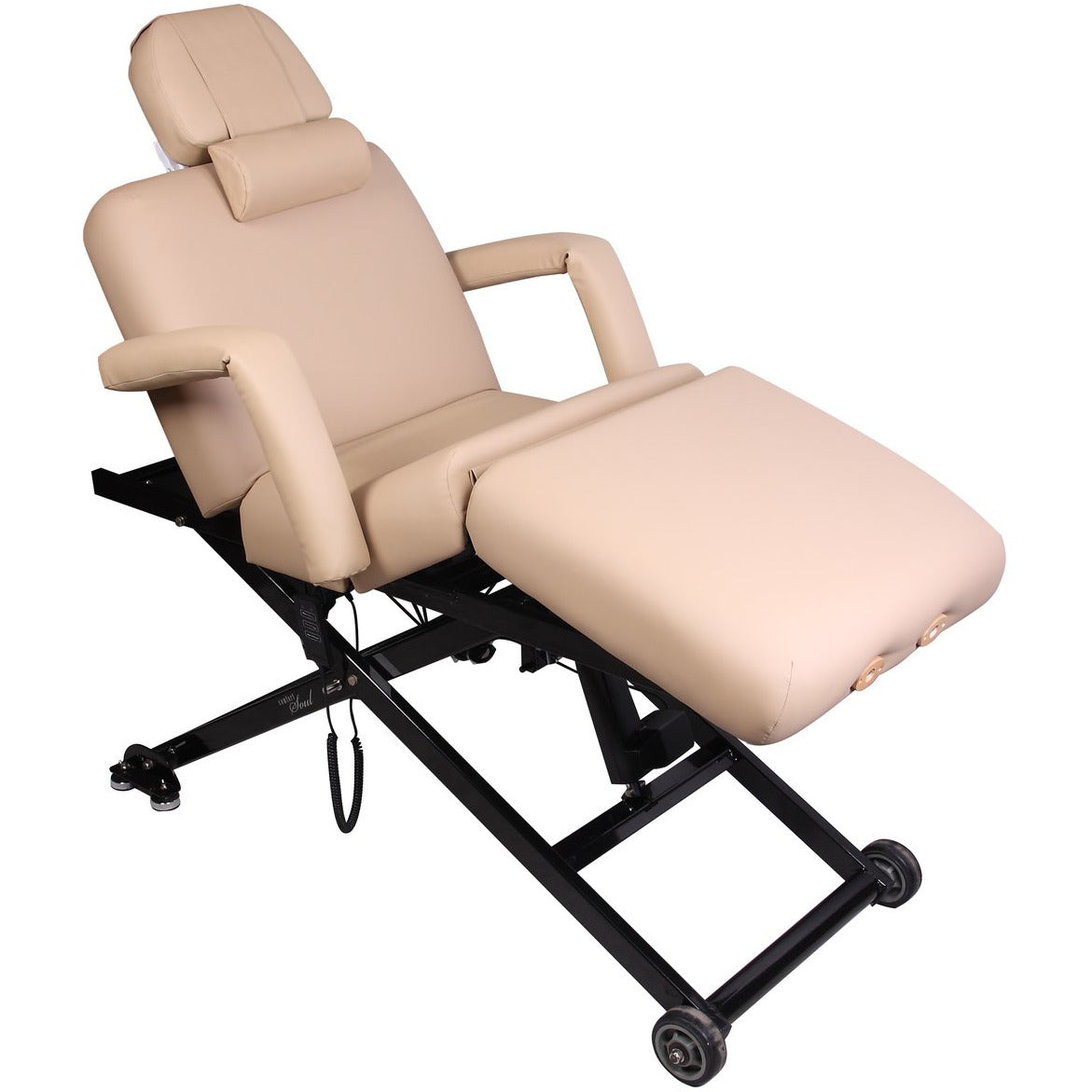 Comfort in adjustable treatment chairs with electric actuators